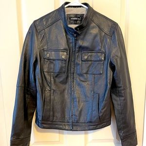 Woman’s Leather Bomber Jacket